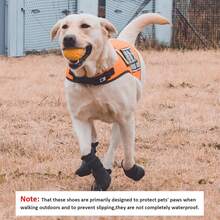1 para butów dla dużych i średnich psów – ochraniacze na łapy odporne na warunki atmosferyczne, z antypoślizgową podeszwą i lekko wodoodporną konstrukcją – zimowe buty śnieżne, osłona na gorący letni chodnik, niezbędny element garderoby na deszczowy dzień, sprzęt do outdoorowych przygód, pomoc dla starszych psów, ochraniacz na podłogę z twardego drewna, sprzęt