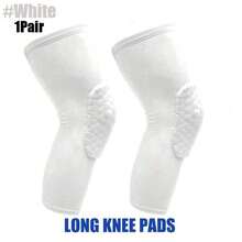 2pcs These Basketball Sports Knee Sleeves Offer Cushioned Protection For Court Play-With Impact-Resistant Padding To Shield Knees From Falls Or Collisions, Plus Flexible Fabric That Doesn't Restrict Movement (Critical For Dribbling, Jumping, Or Pivoting). Available In Multiple Colors, They're Enough For Intense Games And Comfortable For Extended Wear. - Multicolor - View 12