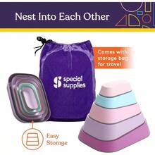 - Juego de 5 piedras para nios en interiores y exteriores, bloques de equilibrio que promueven la coordinacin, fuerza de equilibrio de goma segura para nios, bordes antideslizantes - Unicornio - Ver 2