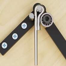 1件，手动弯管机，锻铁DIY弯管机，金属弯管机，手动扁钢弯管机；迷你金属弯管工具，手动钢丝小型手工弯管钩圆钢弯管机工具