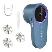 Fabric Shaver, Electric Rechargeable Depiller, Sweater Fuzz Shaver, Sweater Pill Remover, Clothes Lint Remover, Furniture Defuzzer - Multicolor - View 21