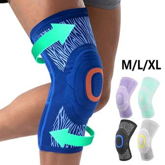 1pc Men Women Knee Pads For Wrestling Volleyball Soccer, Flexible Lightweight Kneepads With Comfortable Foam Padding For Pole Dance Yoga Mountain Bike Skateboard, Youth Knee Pad For Sports & Work