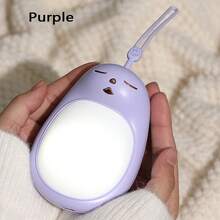 MEET SUN 1pc Rechargeable Hand Warmer With 1200mAh Lithium Battery, Portable Handheld With Light, 2 Temperature Settings - Multicolor - View 14