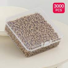3000颗2.6毫米透明盒装迷你拼豆，像素拼豆，DIY高品质手工礼品，圣诞节、万圣节、节日礼物的完美之选 - 拼豆豆A - 查看 16