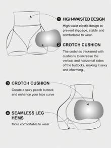 1 High-Waisted, Tummy-Flattening, Hip-Lifting, And Shaping Body Shaper For Women. - Black - View 12