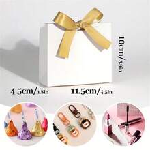 1/12/24 Túi quà nhiều màu sắc 11,5x4,5x10cm Hộp đựng kẹo cầu vồng ba chiều dùng cho tiệc cưới, tiệc Giáng sinh, tiệc tốt nghiệp, giấy gói xà phòng thủ công trang trí - Nhiều màu - Xem 5