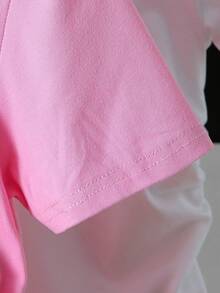 3件套少女蝴蝶印花短袖套装 - 彩色 - 查看 4