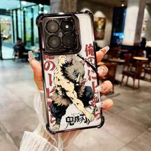 New Demon S-Slayer Anime Compatible With Xiaomi Mi 15T Redmi Note 14 13 12 11 10 9S 9 Pro Plus Plating Anti-Fall Cool Soft Phone Case, Cover Compatible With  17 Pro Case,  17 Pro Max Case,  17 Case,  16 Pro Case - DDbk01 - 查看 5
