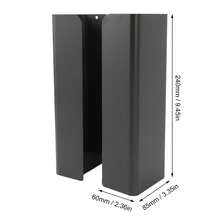 1 Stück magnetischer, wandmontierter Handschuhspender - einstellbares weißes Metallregal, geeignet für Küche/Klinik/Restaurant, ohne Bohren, multifunktionale Aufbewahrung für Masken/Handschuhe/Tücher, Salon- und Haushaltsartikel - Verschiedenfarbig - Übersicht 10