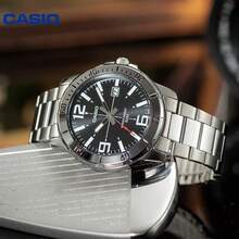 Casio 卡西欧 Enticer 剑鱼系列 – 不锈钢表带，时尚防水运动设计，经典粗犷的模拟表盘 - 均碼 - 查看 6