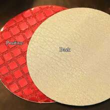 1pc/2pcs/4pcs Valentine's Day Fashionable Mirror Trays, Disco Trays, Ashtray Pads - These Exquisite Trays Are Made Of PVC Material, Washable, Easy To Clean, Wipeable, Anti-Slip, Heat-Resistant, Suitable For Restaurants, Hotels, Nightclubs And Enthusiastic Parties, Festival Decoration Occasions. - Multicolor - View 5