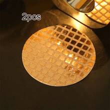 1pc/2pcs/4pcs Valentine's Day Fashionable Mirror Trays, Disco Trays, Ashtray Pads - These Exquisite Trays Are Made Of PVC Material, Washable, Easy To Clean, Wipeable, Anti-Slip, Heat-Resistant, Suitable For Restaurants, Hotels, Nightclubs And Enthusiastic Parties, Festival Decoration Occasions. - Multicolor - View 15