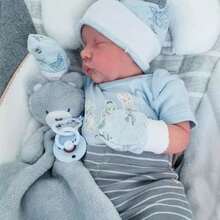 Reborn Baby Dolls 19 Inch Realistic Doll Newborn Baby Doll Reborn Vinyl Dolls Bebe Toy For Kids Age 3+ - 彩色 - 查看 6