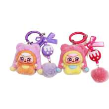 Cute Dora Keychain Plush Grain Keychain For Bag Hanging Keychain On The Phone Car Interior Decoration Dollhouse Diy Pendant - Multicolor - View 3