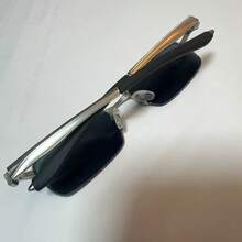 Adult Sunglasses Villain Magnifying Glass Mirrored Frameless Square Frame - C11 - 查看 4