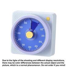 1pc Magnetic Mechanical Timer, Kitchen Baking Timer, Study Timer