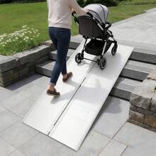 YUNRUX Portable Wheelchair Ramp, Foldable Ramp For Wheelchairs, 5-Foot Long Foldable Portable Ramp - A - View 10