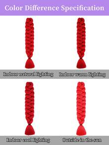 40英寸预拉伸编织接发，单包，低温合成纤维编织接发，专业合成纤维钩编多色辫子，适合女性和儿童日常佩戴、节日和角色扮演，柔软Yaki纹理，可加热定型，165克/包，编织接发，适合万圣节、新年、狂欢节、音乐节和圣诞节礼物