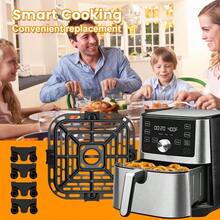 fryer Accessories Instant Pot Vortex Plus 6 in 1 4 Quart Fryer Oven, 3''*. 3'' Square Fryer Grill Pan Grill Plate Crisper Plate Parts Tray Rack - 4QT para Vortex instantáneo - Ver 8