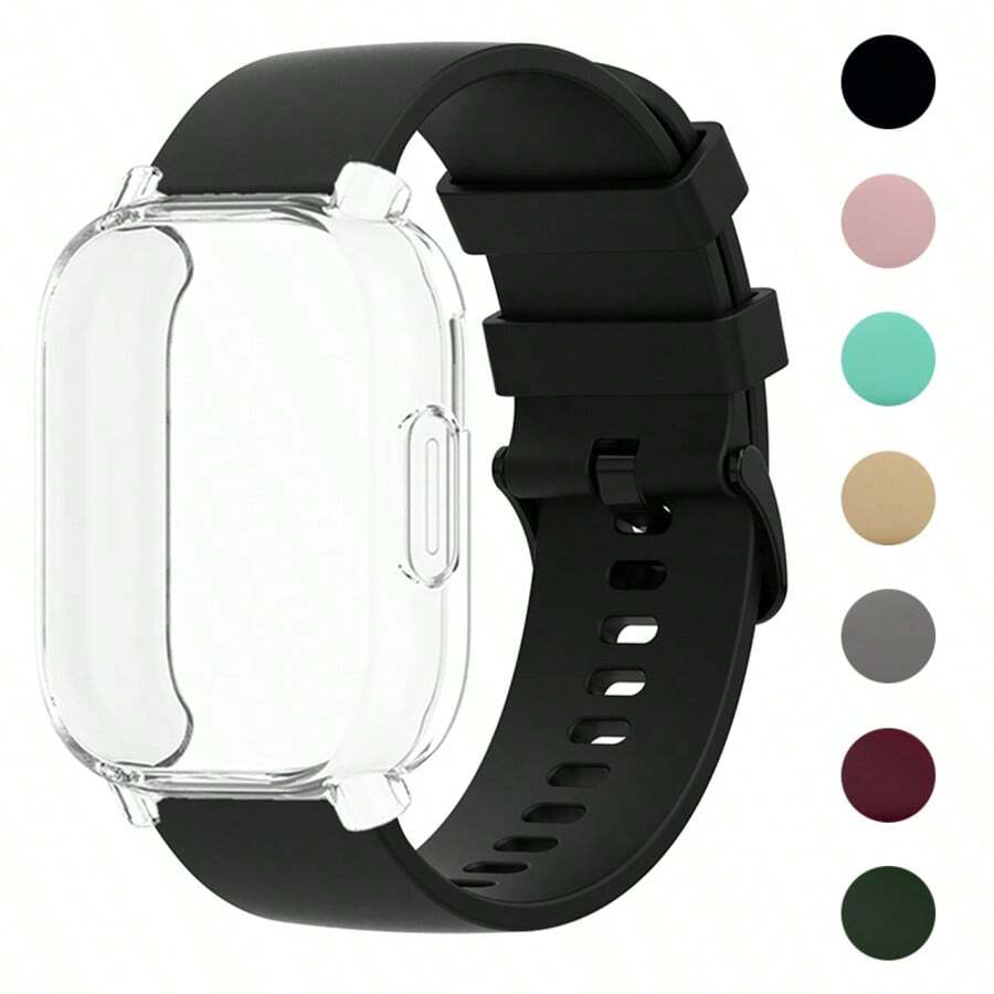 1条硅胶表带及表壳,兼容小米Redmi Watch 5 Active,包含表带和保护套 - Watch 5Active - 查看 1