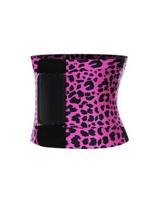 FeelinGirl High Compression Tummy Trimmer Control Waist Trainer Belt Body Shaper With Triple Wrap - Rosa - Ver 8