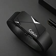 1pc Horse Pattern Men's Ratchet Belt, Luxury Brand Suit Belt, Ideal Gift Choice Old Money Vintage Autumn/Fall Urban Outfit Classic Christmas Winter Fashion Daily Men Boyfriend Gift - A - View 24