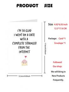 浪漫情人节贺卡 - 情侣周年纪念卡 | 幽默结婚周年纪念卡 | 男女通用情人节贺卡 | 在线好友互赠贺卡 | 虚拟约会贺卡 - 1张 - 彩色 - 查看 5