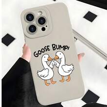 2026 nueva funda de teléfono esmerilada, funda de teléfono con estampado de patos de dibujos animados para iPhone 17 14 13 12 11 Pro Max y  Galaxy S23 S22 S21 S20 Plus Ultra, funda de teléfono para parejas, regalo para novio y novia, regalo de San Valentín o cumpleaños - Azul Klein - Ver 4