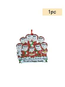 Ornamenti natalizi personalizzati con nome, decorazioni natalizie per albero di Natale personalizzate, ornamenti con 2-9 nomi personalizzabili, decorazioni natalizie con testo personalizzabile, ornamenti fai-da-te, Natale, interno, esterno, giardino, ciondolo a forma di cappello di Babbo Natale per la famiglia, ornamenti per albero di Natale, decorazione per la stanza, ragazzo, ragazza, mamma, papà, bambini, famiglia