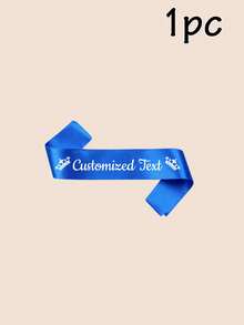 1/2/5/10/20/40/80pcs Customized Party Sashes With Text, Personalized Logo Text Sashes, Bride-To-Be Sashes, Bachelorette Party Sashes - White - View 22