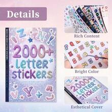 PAGEMORE 2000+ Pcs Alphabet Sticker For Journaling,Fun &Amp; Colorful Craft Letter Stickers For Junk Journal, Scrapbooking Supplies, Ideal DIY Decorative Gift For Women Teen Girls - ColorD - 查看 2