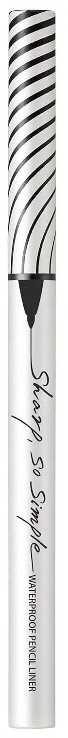 Clio Sharp So Simple Waterproof Pencil Liner 01 BLACK - Eye Pencil, Rich Hyper-Pigmented Color, Smooth Creamy Application, Long-Wearing Matte Finish - 001 BLACK - View 1