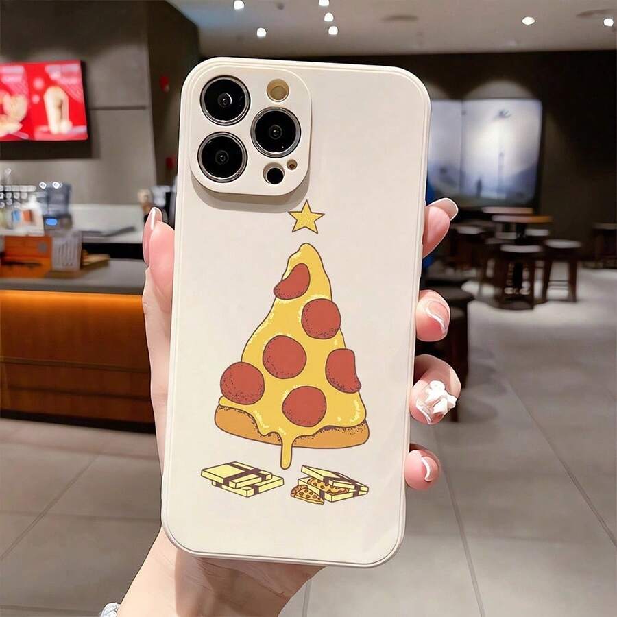2 piezas fundas de silicona con agujeros decorativos para iPhone 16/16E/16 Pro/16 Plus/16 Pro Max/15/15 Pro/15 Plus/15 Pro Max/14/14 Plus/14 Pro/14 Pro Max/13/13 Pro/13 Pro Max/13 Mini/12/12 Pro/12 Pro Max/12 Mini/11/11 Pro/11 Pro Max/X/XR/XS Max, diseño de agujeros decorativos, bordes rectos clásicos, tacto mate, moldeado en una sola pieza. Funda protectora, regalo ideal para Navidad/Año Nuevo/Día de San Valentín, unisex. - Marfil - Ver 1