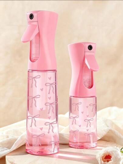 Botella rociadora de alta presión continua y automática con atomizador fino de 200ml/300ml, diseño de lazo de PET recargable para viajes, herramienta profesional para el peinado, accesorio para productos de cuidado del cabello, esencial de viaje para salones y belleza