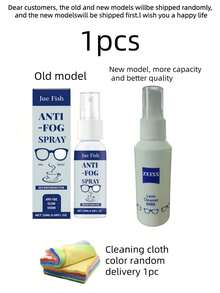 眼镜防雾喷雾,镜片清洁剂,防止起雾,提供清晰视野,防水便携式除雾剂,防雾清洁喷雾,防雾剂,清晰视野清洁液,镜片护理喷雾,适用于眼镜、镜片、泳镜、潜水面罩、滑雪镜和其他防雾产品,便携式眼镜清洁工具,馈赠亲友的最佳选择 - 彩色 - 查看 13