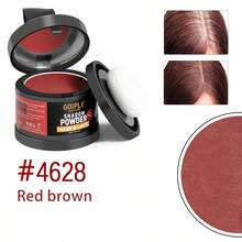 Goiple 5g Red-Brown Hairline Concealer Powder, Waterproof And Sweat-Resistant, Suitable For Covering Gray Roots And Sparse Hairline, Includes Soft Sponge Puff, Fiber Powder To Fill In Sparse Hairline, Comes With Mirror, Hairstyling And Makeup Tool - Red Brown - View 11
