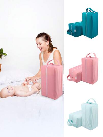 ALVABABY 1 pieza Estas bolsas cilíndricas de gran capacidad y impermeables son bolsas de almacenamiento de viaje lavables y bolsas húmedas/secas reutilizables, adecuadas para gimnasios, piscinas, playas y otros lugares similares.