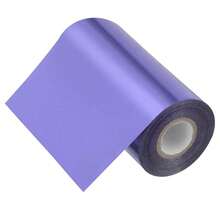 5\X400Ft Hot Stamping Foil Paper, Heat Transfer Hot Stamping Paper Foil Roll For Leather DIY Logo Decor Craft Gift Package Scrapbook Card, Light Purple,5inchx400Ft,LightPurple - LightPurple - 查看 1