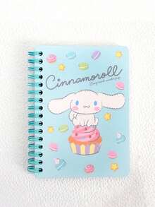 Sanrio 1pc Cute Notebook, Cinnamon Roll Kuromi Melody Anime Memo Pad, Adorable Cartoon Weekly Planner, Writing Paper, Gift For Girls, Back To School Supplies - Multicolor - View 7