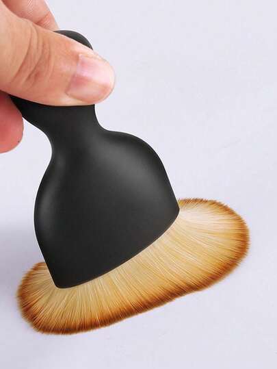 1pc Soft Bristle Car Interior Cleaning Brush - Air Vent Duster | Car Crevice Cleaning Brush, Suitable For Dashboard/Center Console/Glove Box/Door Trim | Gentle, Won't Scratch, Ideal For Narrow Gaps/Seat Crevices Cleaning | Ergonomic Grip Car Duster - Essential Car Cleaning Accessory | Reusable Automotive Detailing Tool, Suitable For Home Garage/Car Enthusiasts