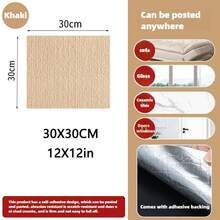 1片自粘式猫抓垫 - 耐用涤纶沙发保护垫，双层材质，含剑麻和柔软布料，易于粘贴，有效保护家具免受猫抓。