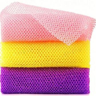 非洲沐浴海绵，非洲网状长网沐浴海绵，去角质沐浴海绵，沐浴露，背部磨砂海绵，身体磨砂海绵，光滑肌肤，身体磨砂海绵，非常适合日常使用