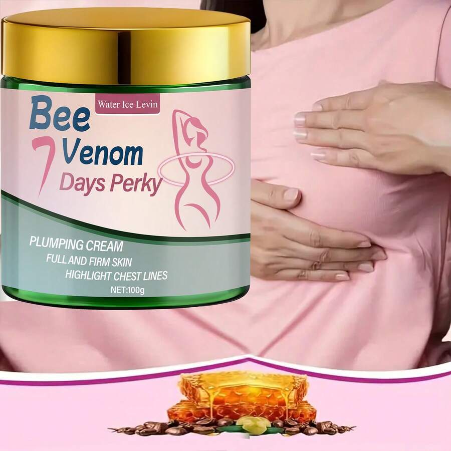 7天丰胸紧致霜 - 蕴含胶原蛋白、乳木果油、维生素E、蜂蜜和透明质酸 - 保湿紧致，适合所有肤质，质地轻盈 - 清新香氛，柔软轻盈，防止干燥，重塑胸型 - 淺粉色 - 查看 1