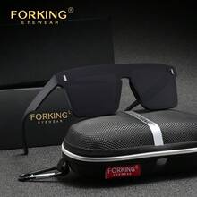 FORKING 时尚无框眼镜，防护功能，男女通用休闲驾驶眼镜 - A - 查看 11