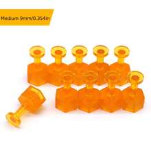 10pcs/Set 3 Sizes Dent Repair Tools, Paintless Dent Repair Tools For Car Dent Removal (Orange) - Multicolor - View 2