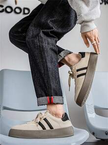 حذاء رياضي كاجوال سميك الوحدة للرجال موديل 2025، أحذية رياضية متعددة الاستخدامات مرتفعة الكعب للمراهقين، مناسبة لجميع المواسم - بيهي - مشاهدة 1