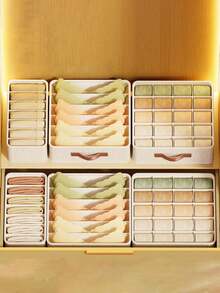 Underwear Divider Organizer, Socks, Bra Storage Box, Drawer Organizer Pouch, Formal Pants, Shoes, Jeans, Boots, Skirts, Bedroom, Storage Box, Home Cabinet, Women's White T-Shirt, Women's Black Pants, Women's Winter Clothing, Dress, Women's Winter Wear, Elegant Women's Skirt, Women's White Blouse, Long Sleeve, Women's White Jumpsuit, Women's Spring Dress, Women's Spring Wear, Spring, Spring Clothing, Minimalist Style, Summer Top Storage