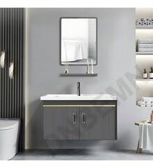 Lavabo Marmol Rectangular Minimalista Moderno 60*40cm Gris Claro - Gris - Ver 1