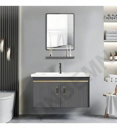 Lavabo Marmol Rectangular Minimalista Moderno 60*40cm Gris Claro