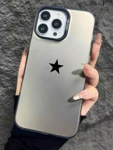 Funda de teléfono de PU con patrón de estrella de manzana, resistente a caídas, impermeable, a prueba de golpes y resistente a los arañazos - Multicolor - Ver 3